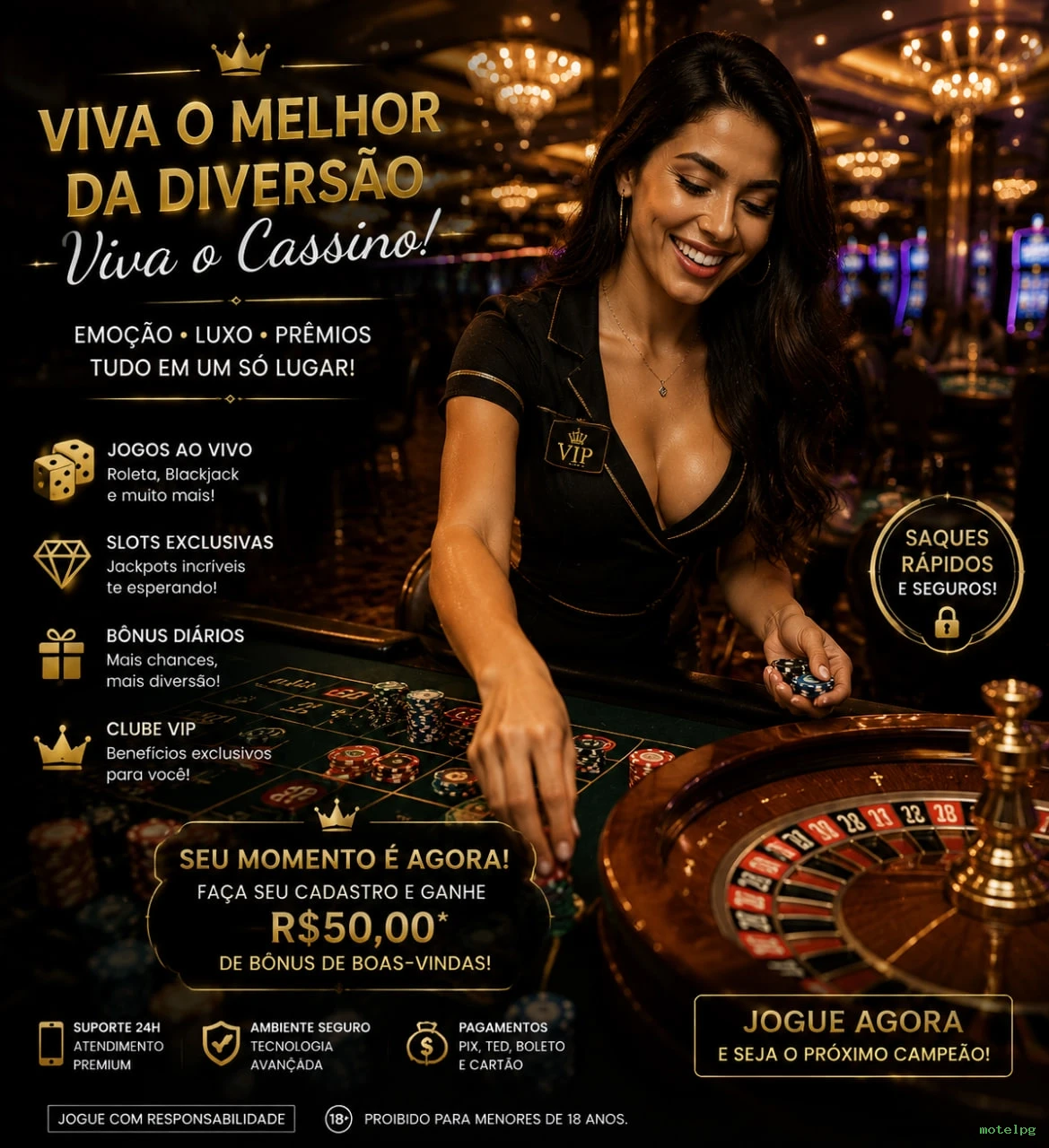 Canal oficial da motelpg no Telegram